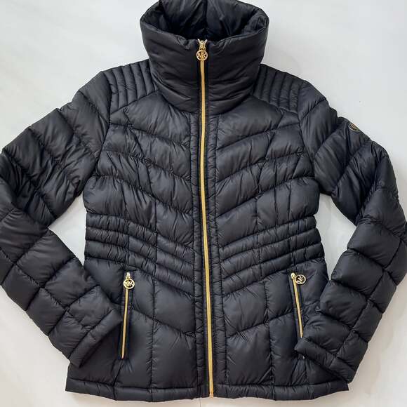 Michael Kors Packable Down Fill Puffer Jacket - Picture 2 of 9